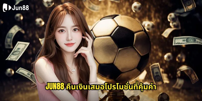 คืนเงินเสมอ jun88 โปรโมชั่นพิเศษที่ลดความเสี่ยงให้นักพนัน 1 jun88 คืนเงินเสมอโปรโมชั่นที่คุ้มค่า